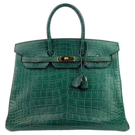 dark green birkin